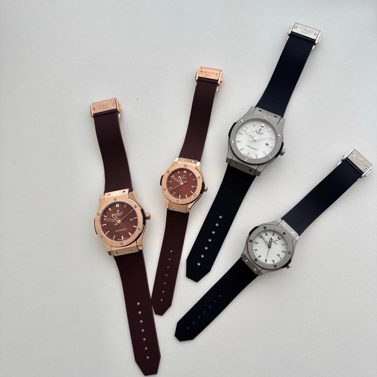 위블로 퓨전 러버 클래식 시계 