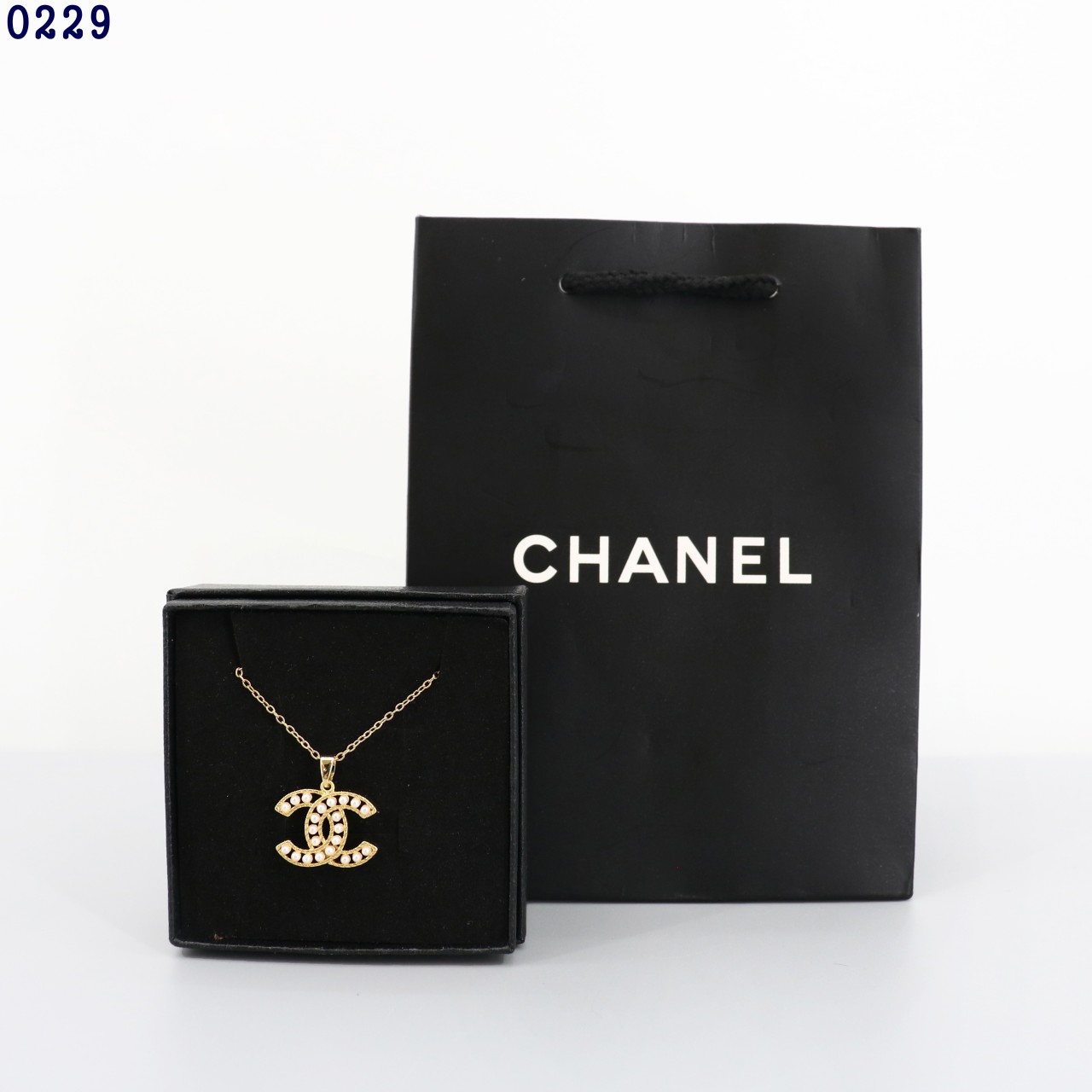 👹샤넬 CC로고 메탈 진주 목걸이👹 