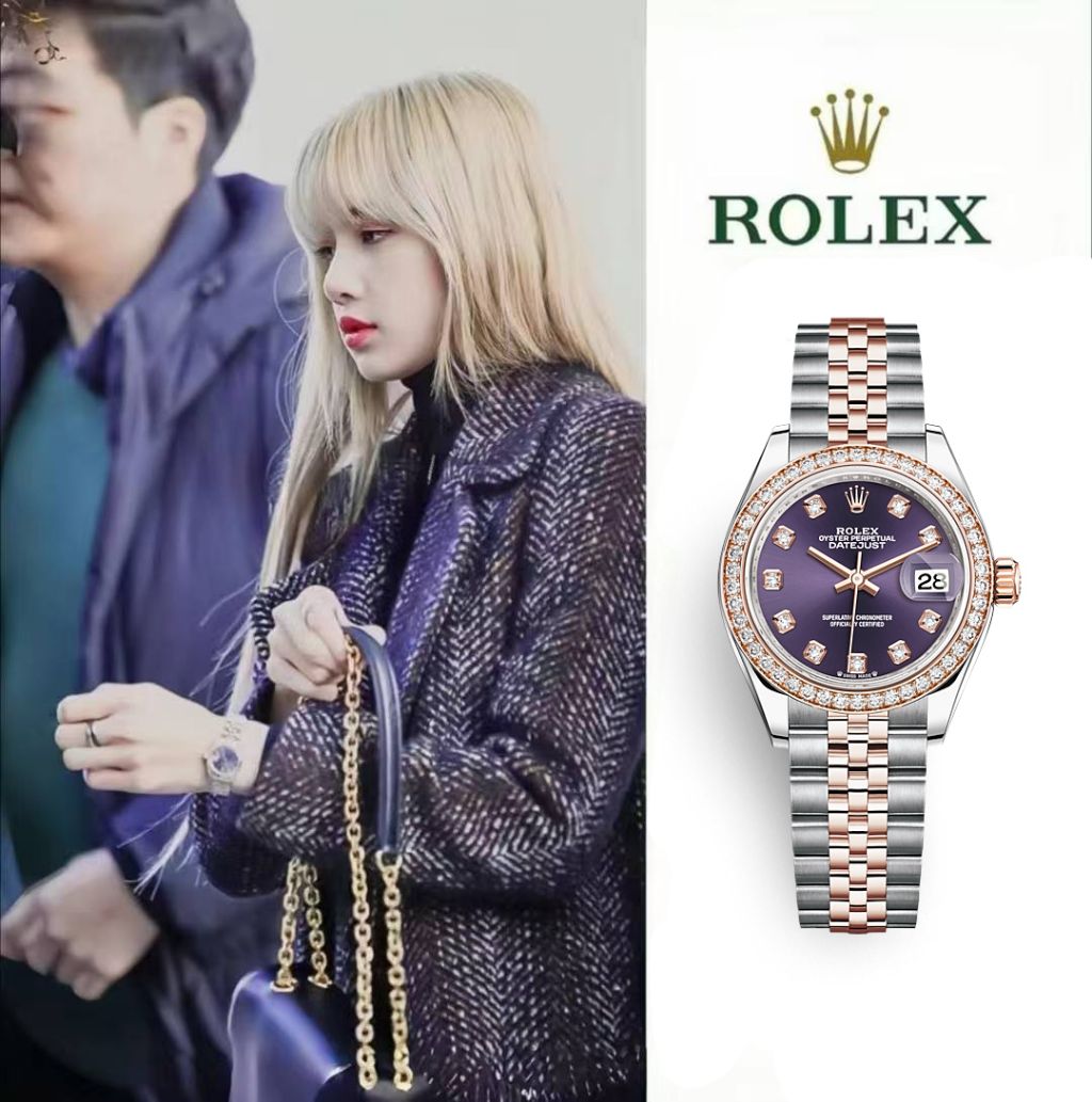 롤렉스 레이디-데이트저스트 28mm 279381RBR 오베르진 다이아 셋팅 쥬빌리   사이즈 28mm  여성용