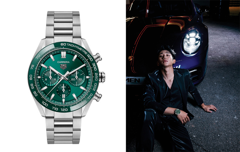 태그호이어 까레라 칼리브 02 스포츠 그린다이얼