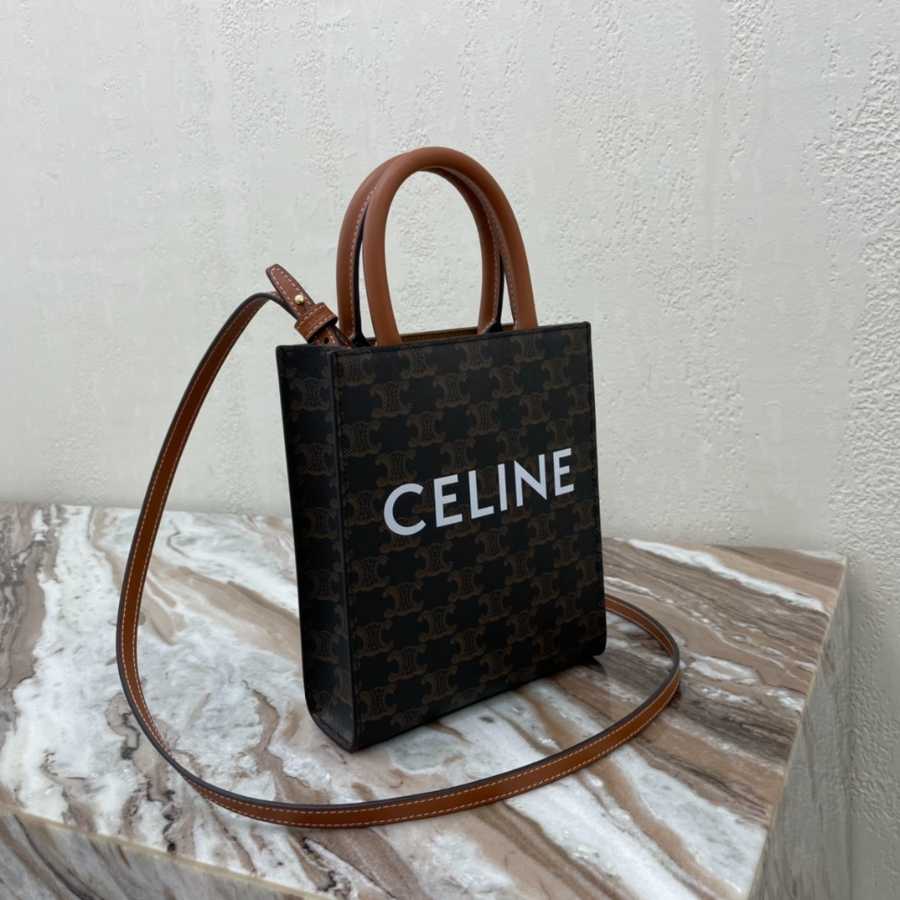 셀린느 CELINE MINI TOTE CABAS TRIOMPHE 미니 토트 백 숄더 백 194372
