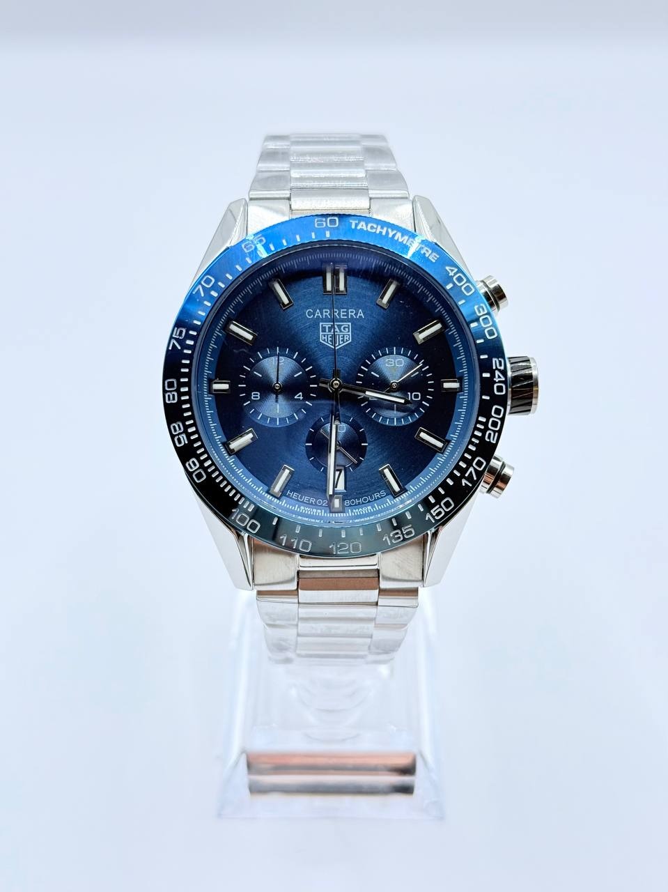 태그호이어 까레라 칼리브 02 스포츠 블루다이얼  TA07 