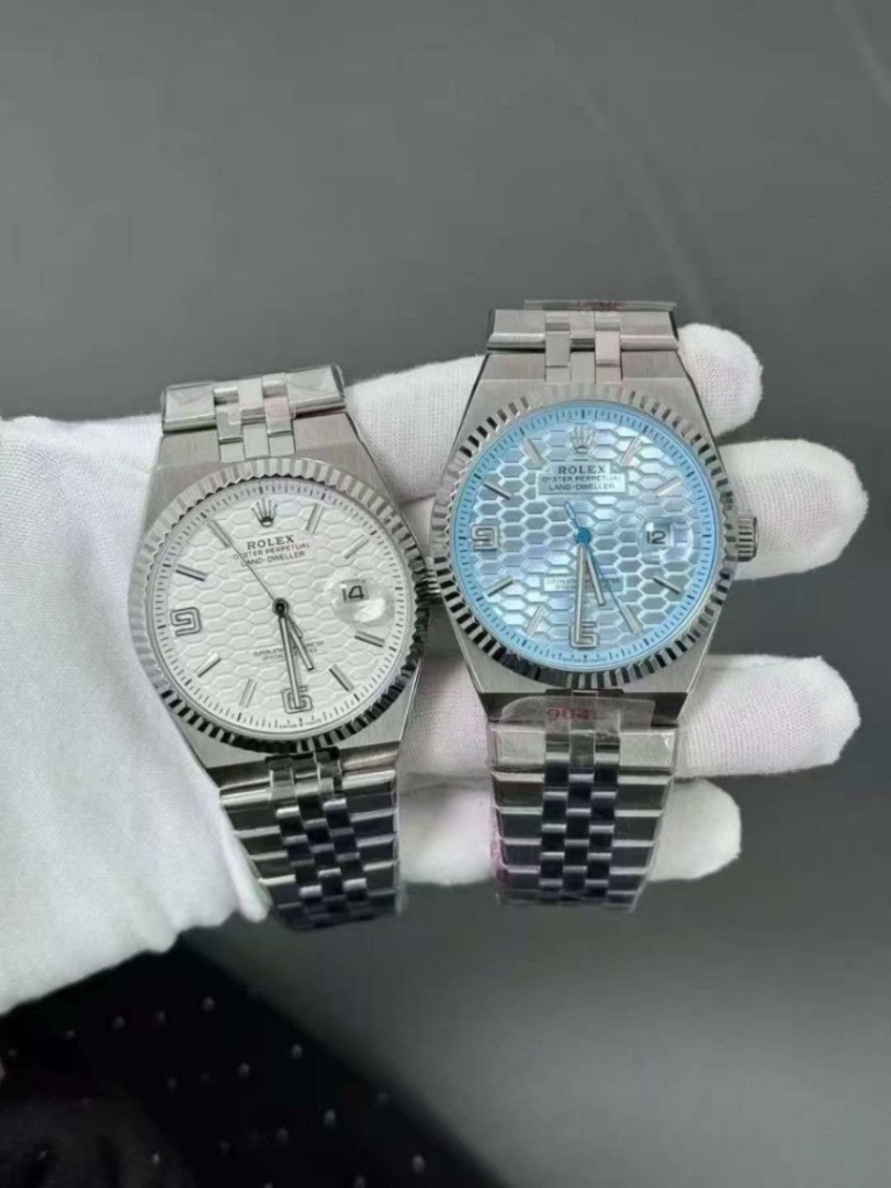 2025 로*렉스 랜드 드웰러 40mm 블루 view 12