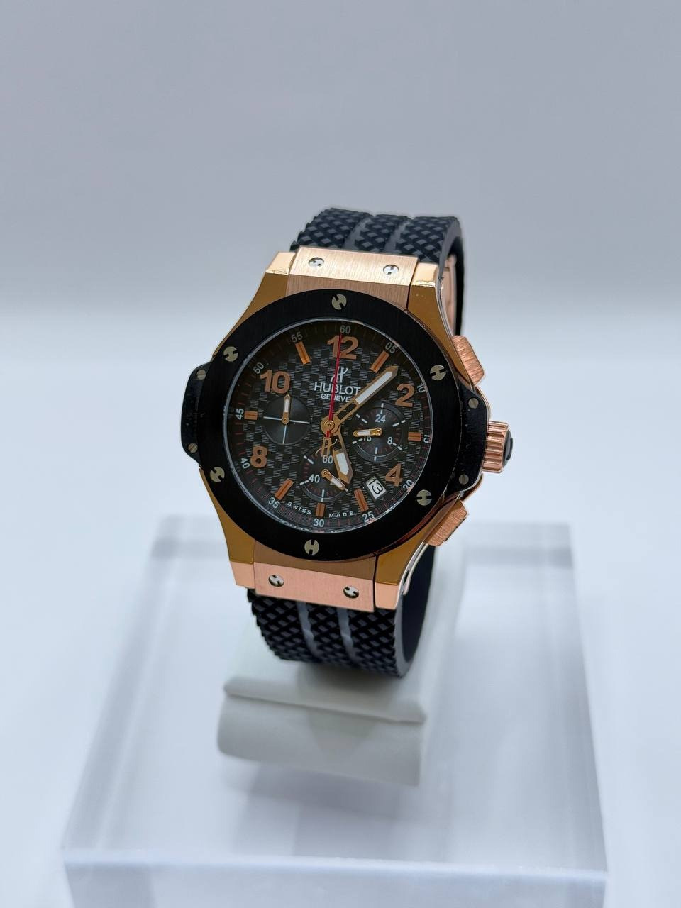 위블로 빅뱅 금장블랙 우레탄밴드 