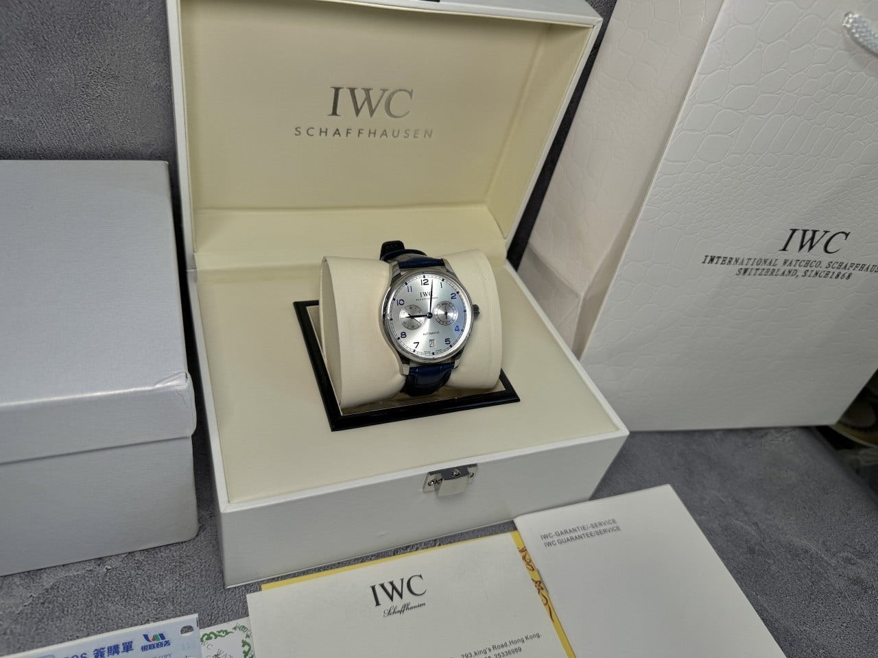 iwc 포르투기저 오토매틱 42mm 실버