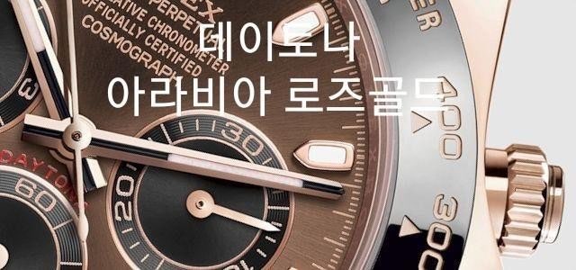 데이토나 초코판 아라비아 로즈골드 view 4