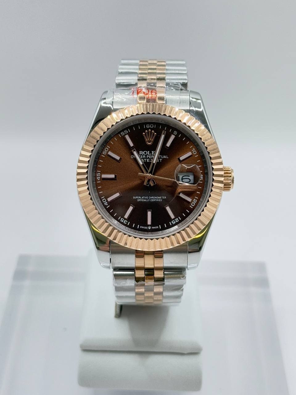 로렉스 데이저스트 인덱스 초코판 로골 콤비[RO37] 