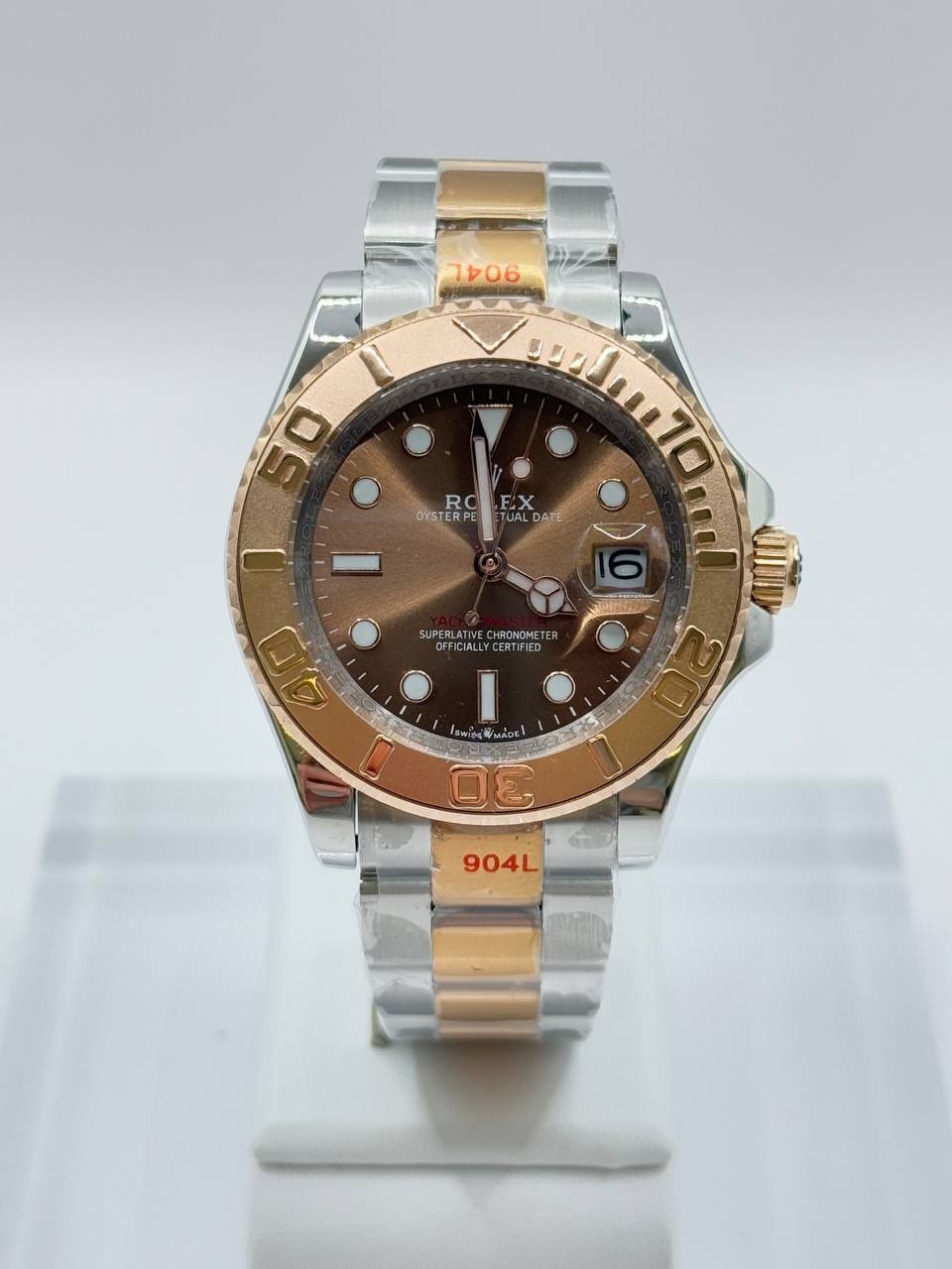 로렉스 요트마스터 브라운 콤비메탈 [RO38] 