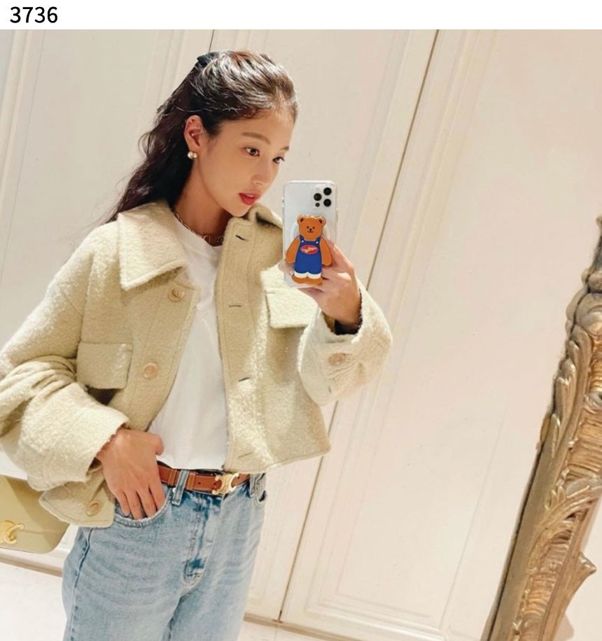 🍀 [CELINE] 셀린느 수입고급 트리옴페 캔버스 & 카프스킨 스몰 트리옴페 벨트 🍀 