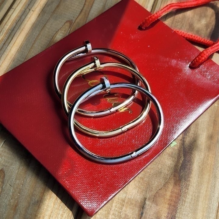 까르띠에 저스트 앵 끌루 브라이슬릿 못팔찌 보석 