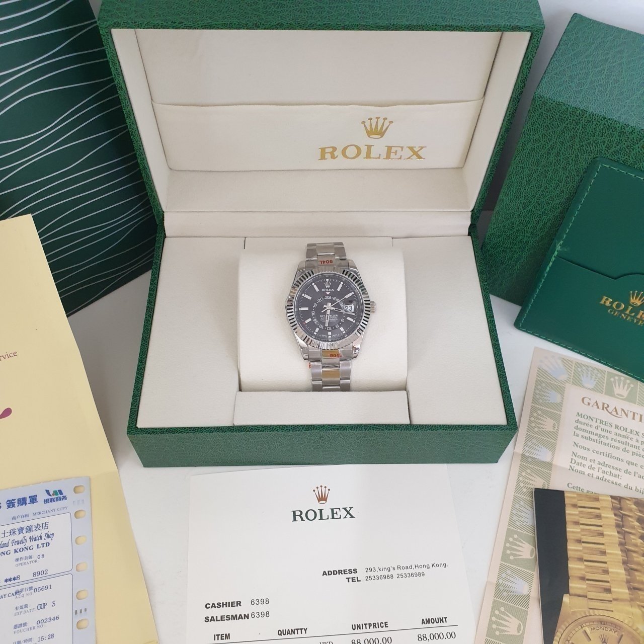 롤렉스 스카이드웰러 검판 실버