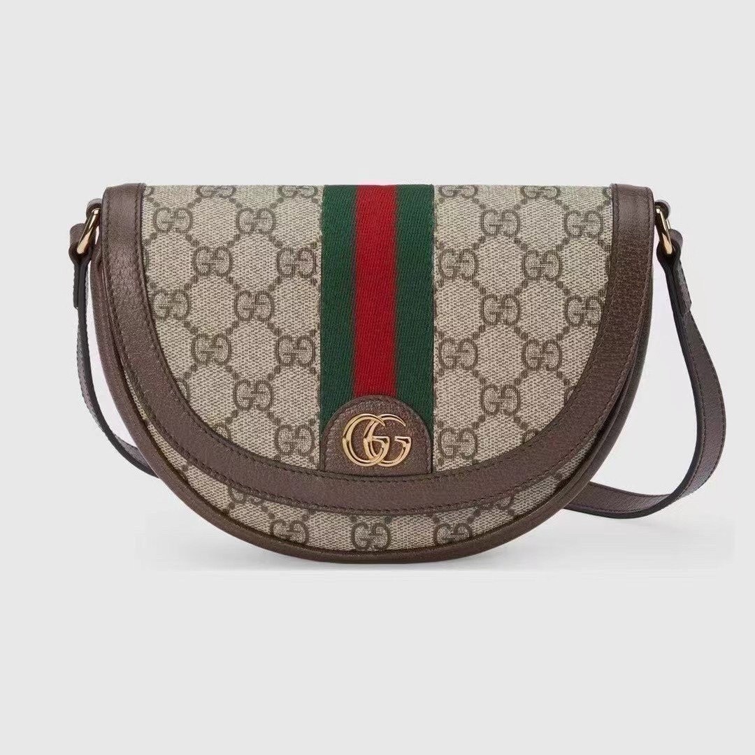 #구찌 오피 반달 플랩 미니크로스