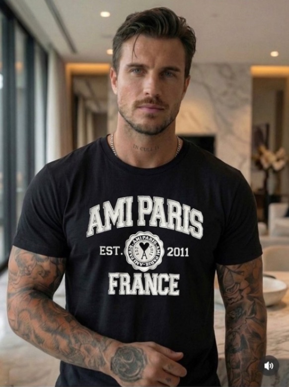 A*I PARIS FRANCE Logo Cotton,T` shirt view 7