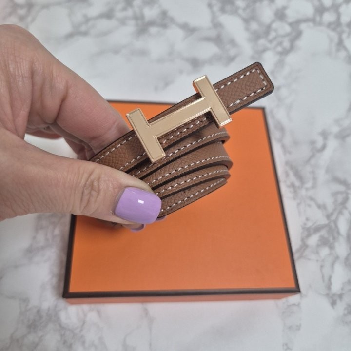 에르메스 포커스 벨트 (카멜골드/앱송가죽) 