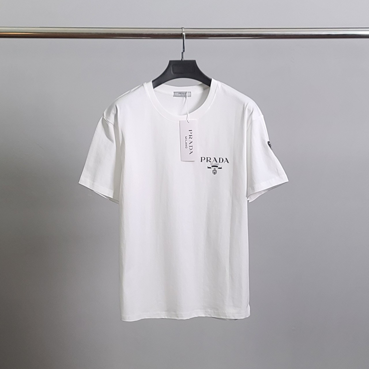 프라다 로고레터링 코튼 반팔티 view 10