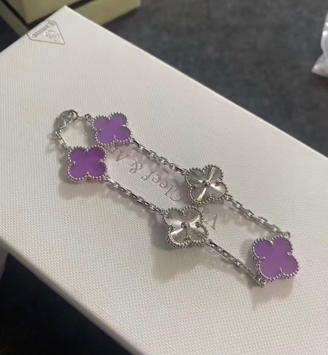 반클리프 빈티지 알함브라 브레이슬릿 5잎모티브