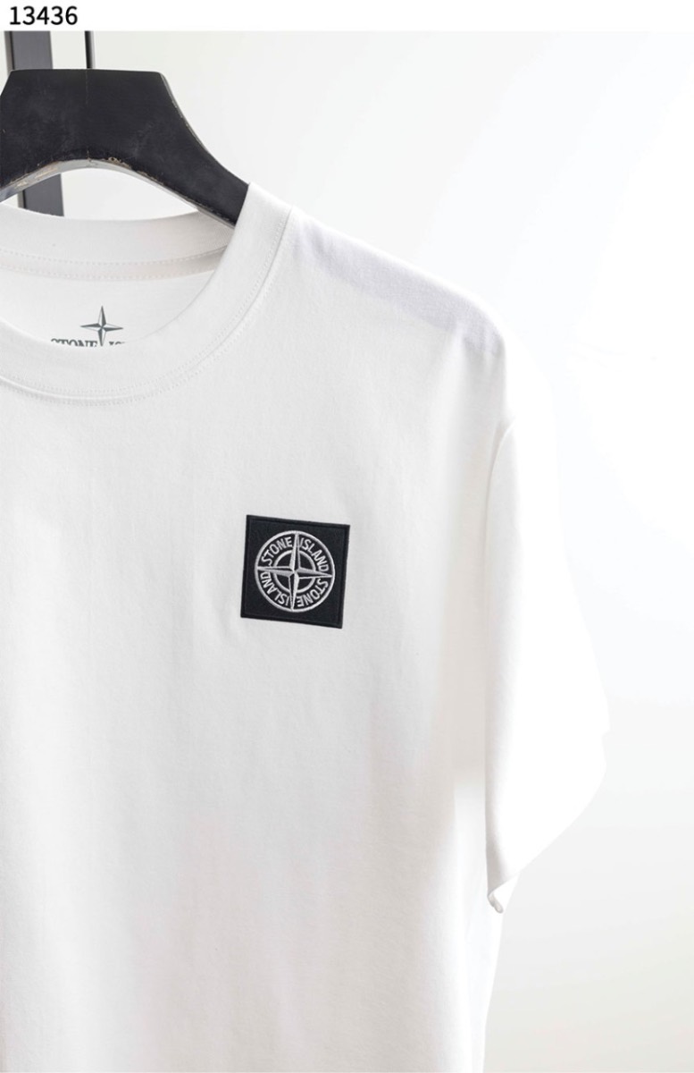 스톤아일랜드 [STONE ISLAND] 코튼 저지 슬림 핏 티셔츠 view 11